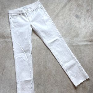 Anne Taylor Loft white cropped jean, 26P